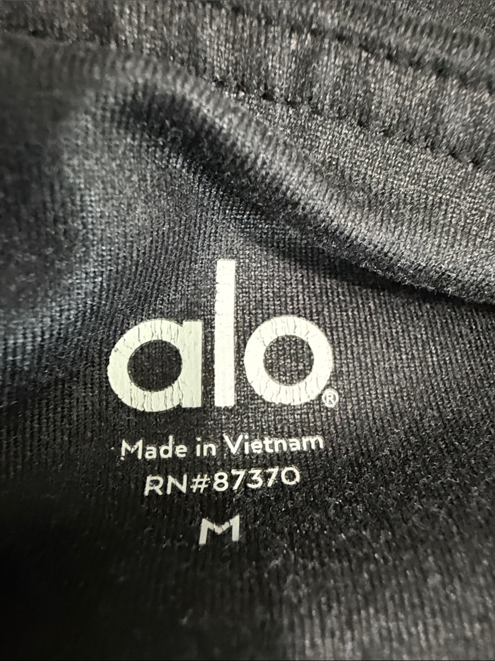 ALO BLACK BUTTERFLY LEGGINGS - Picture 6 of 7